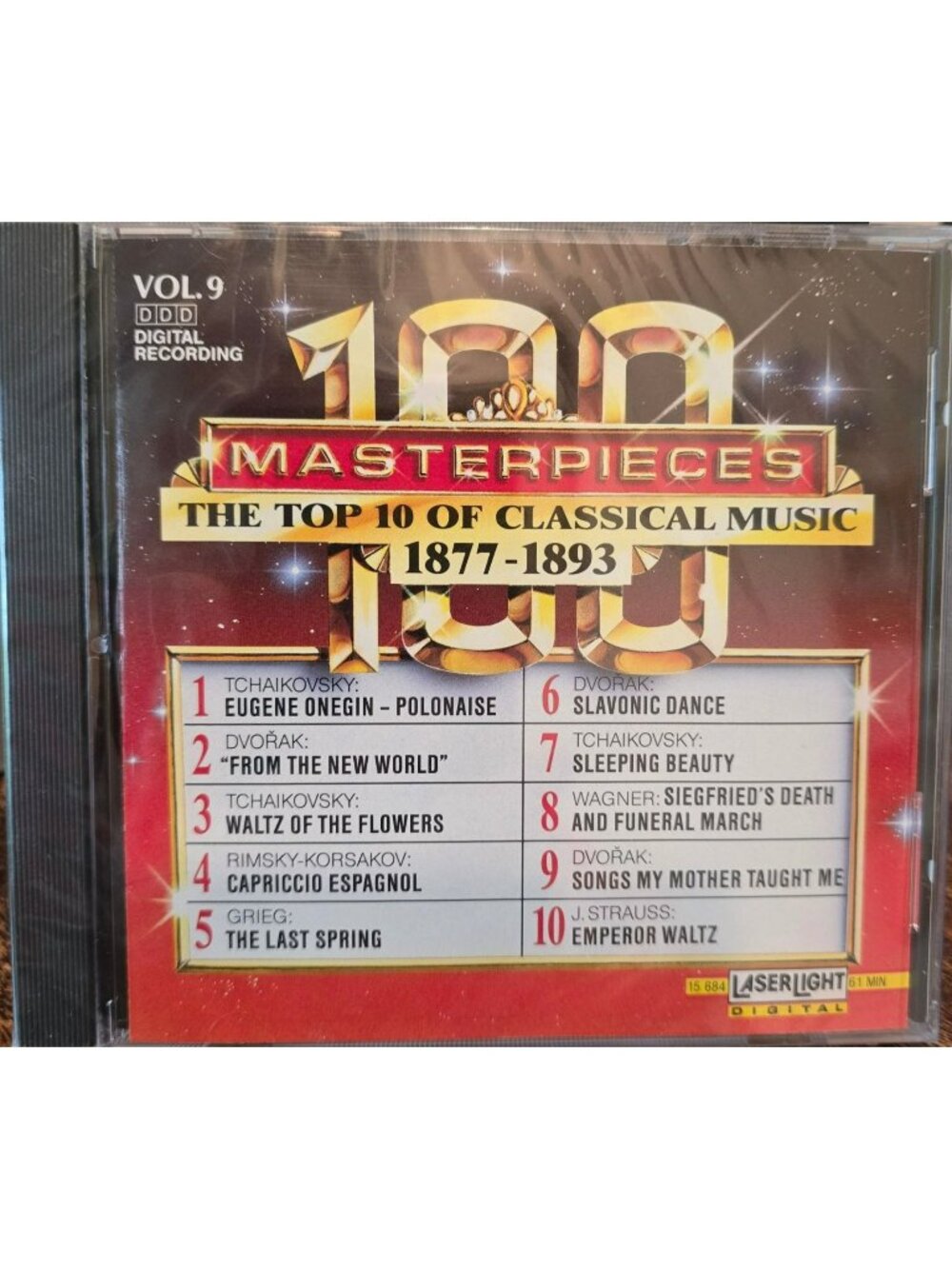 100 Masterpieces Vol. 9 The Top 10 Of Classical Music CD LaserLight  37924cd